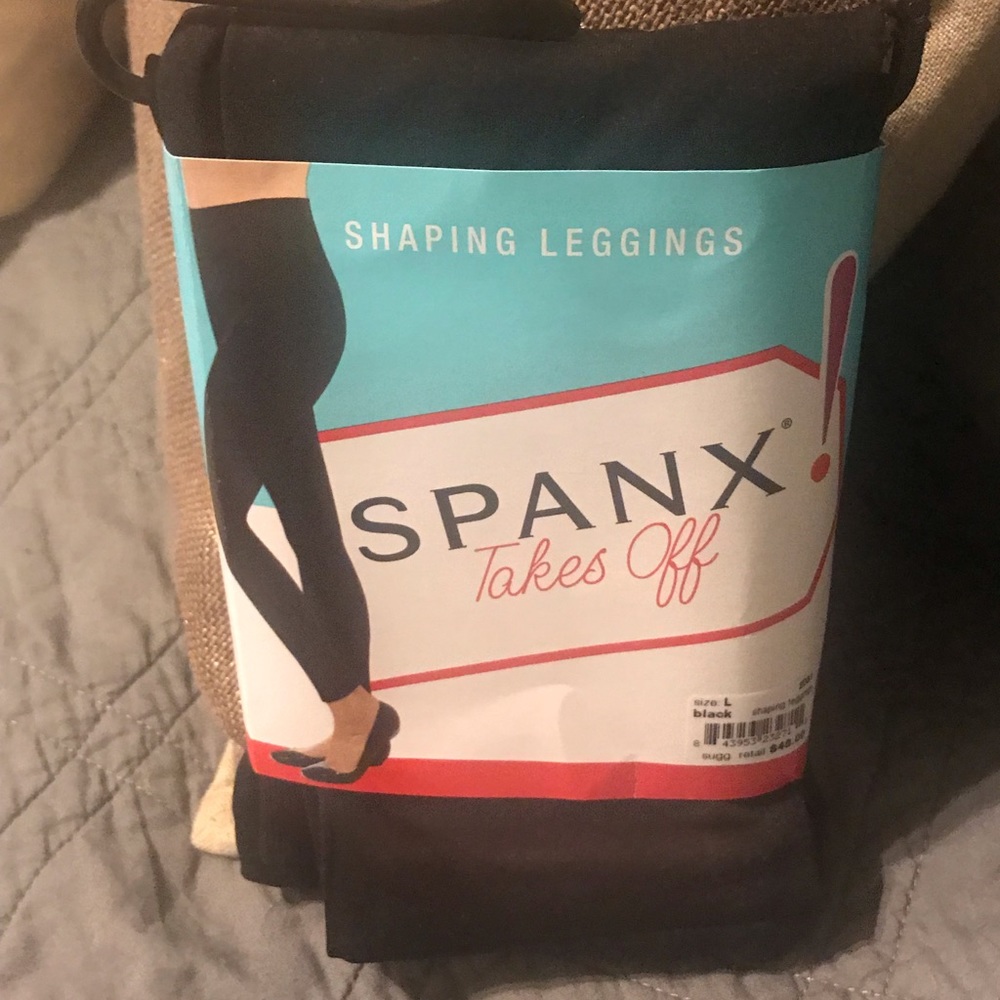 Spanx Black Leggings Size L
